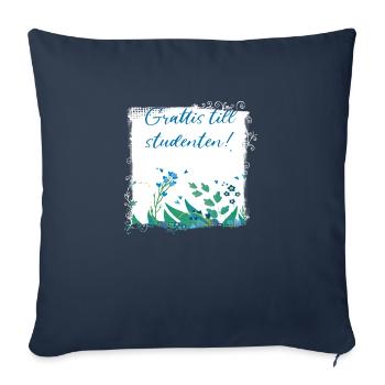 Graduation 2024 class High school graduation party - Sofa pillowcase 17,3'' x 17,3'' (45 x 45 cm) - navy - Front