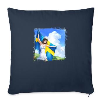 Graduation 2024 class High school graduation party - Sofa pillowcase 17,3'' x 17,3'' (45 x 45 cm) - navy - Front