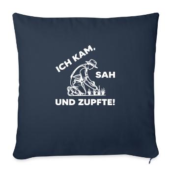 Gardener Plants Garden Gardening Horticulture - Sofa pillowcase 17,3'' x 17,3'' (45 x 45 cm) - navy - Front