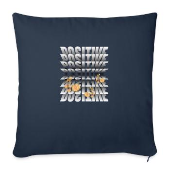 Crypto Summer: The Heat is On - Sofa pillowcase 17,3'' x 17,3'' (45 x 45 cm) - navy - Front