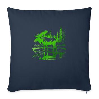 Sweden Sweden Viking Norden Scandinavia Midsummer - Sofa pillowcase 17,3'' x 17,3'' (45 x 45 cm) - navy - Front