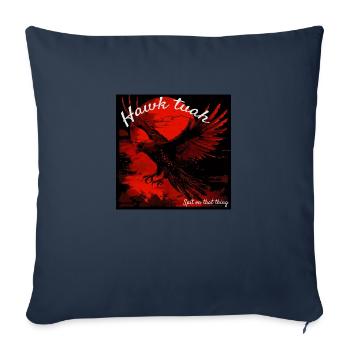 L’aigle Hawk Tuah - Housse de coussin décorative 45 x 45 cm - bleu marine - Devant