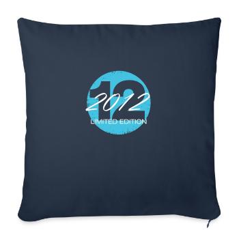 12 Year Old Limited Edition - Sofa pillowcase 17,3'' x 17,3'' (45 x 45 cm) - navy - Front