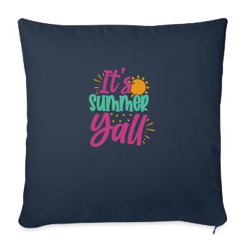 Sein Sommer Yall-01 - Sofakissenbezug 45 x 45 cm - Navy - Vorne