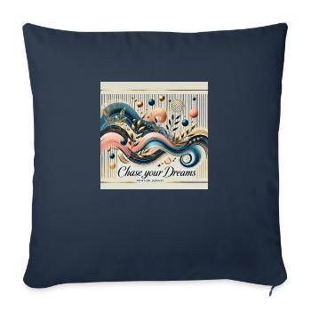 Chase your dream - Sofakissenbezug 45 x 45 cm - Navy - Vorne