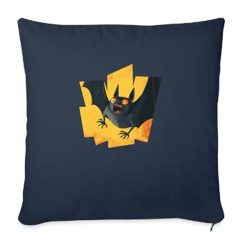 Fledermaus Fledermaus-Flügel Fledermäuse - Sofakissenbezug 45 x 45 cm - Navy - Vorne