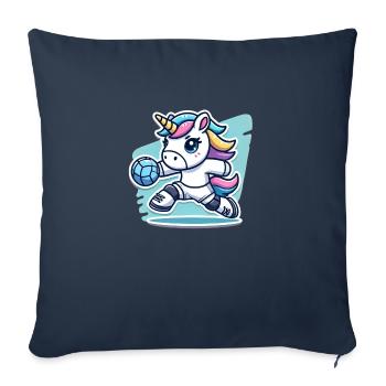 Cool handball design for handball players - Sofa pillowcase 17,3'' x 17,3'' (45 x 45 cm) - navy - Front