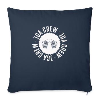 Bachelor Party Crew Beer - Sofa pillowcase 17,3'' x 17,3'' (45 x 45 cm) - navy - Front