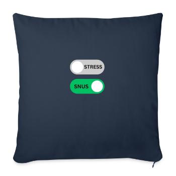 SNUS on off - Sofakissenbezug 45 x 45 cm - Navy - Vorne