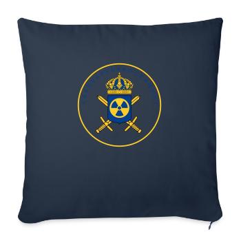 Le programme suédois d’armement nucléaire - Housse de coussin décorative 45 x 45 cm - bleu marine - Devant