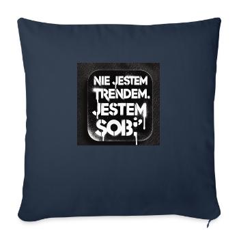file RHNEMhZ8oRGeCpkMoLSUZi - Sofa pillowcase 17,3'' x 17,3'' (45 x 45 cm) - navy - Front
