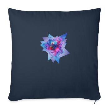 Fractal Pulse - Sofakissenbezug 45 x 45 cm - Navy - Vorne