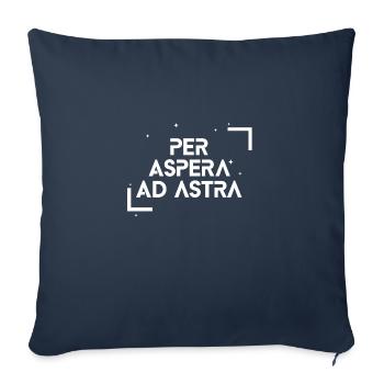 Per Aspera Ad Astra - Sofakissenbezug 45 x 45 cm - Navy - Vorne