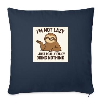 Niveau de refroidissement : Plus défectueux - Housse de coussin décorative 45 x 45 cm - bleu marine - Devant