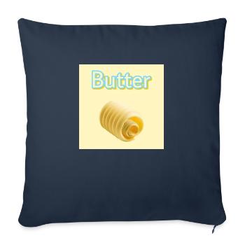 Butter - Sofakissenbezug 45 x 45 cm - Navy - Vorne