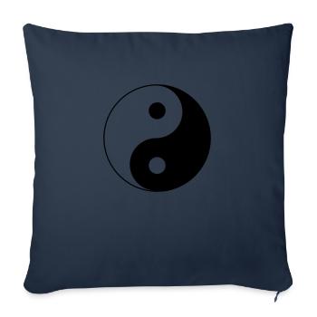 jin jang - Sofakissenbezug 45 x 45 cm - Navy - Vorne