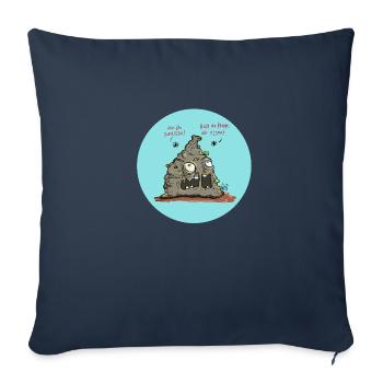 Leckeres Essen - Sofakissenbezug 45 x 45 cm - Navy - Vorne