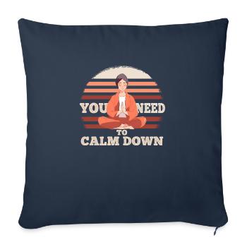 Chemise de Pâques Mignon Chick Dig Me - Housse de coussin décorative 45 x 45 cm - bleu marine - Devant