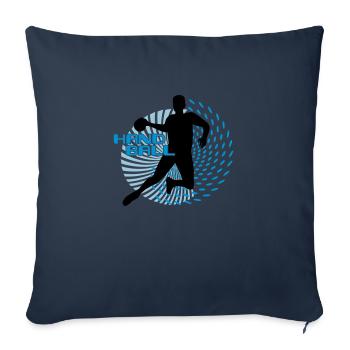 HANDBALL Strudel Handballer - Sofa pillowcase 17,3'' x 17,3'' (45 x 45 cm) - navy - Front