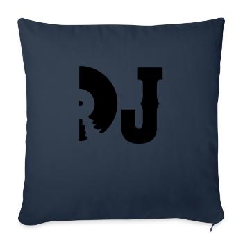 dj - Sofakissenbezug 45 x 45 cm - Navy - Vorne