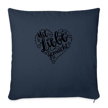 Bébé - Housse de coussin décorative 45 x 45 cm - bleu marine - Devant