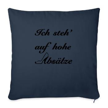 hohe Absätze 3 - Sofakissenbezug 45 x 45 cm - Navy - Vorne