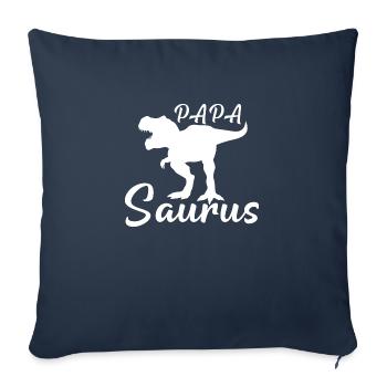 Dinosaurs 2 - Sofa pillowcase 17,3'' x 17,3'' (45 x 45 cm) - navy - Front