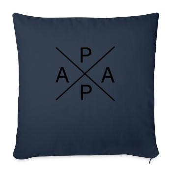 Papa geworden - Sofakissenbezug 45 x 45 cm - Navy - Vorne