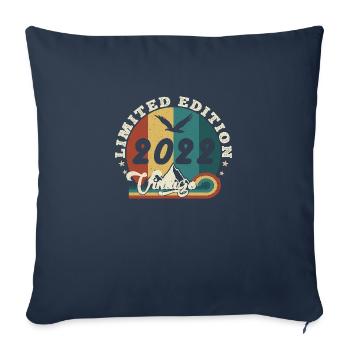 Vintage 2023 Retro - Best Seller - Sofa pillowcase 17,3'' x 17,3'' (45 x 45 cm) - navy - Front