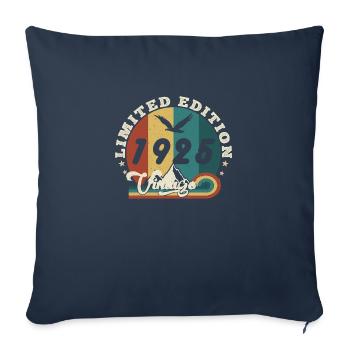 Aged to perfection 1926 Retro -Edition 2025. - Sofa pillowcase 17,3'' x 17,3'' (45 x 45 cm) - navy - Front