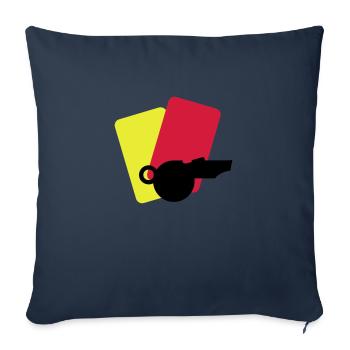 shiri equipment / referee stuff (2c) - Sofakissenbezug 45 x 45 cm - Navy - Vorne