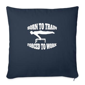 Fitness Strength Training Athletes Muscle Bodybuilder - Sofa pillowcase 17,3'' x 17,3'' (45 x 45 cm) - navy - Front