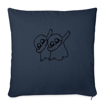 Team 2 Dabbing Ghosts - Sofa pillowcase 17,3'' x 17,3'' (45 x 45 cm) - navy - Front