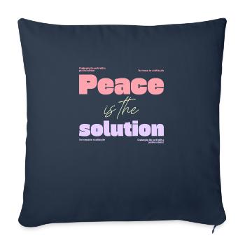 Mental Health - Sofa pillowcase 17,3'' x 17,3'' (45 x 45 cm) - navy - Front