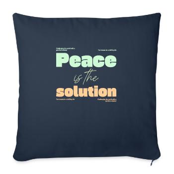 Mental Health - Sofa pillowcase 17,3'' x 17,3'' (45 x 45 cm) - navy - Front