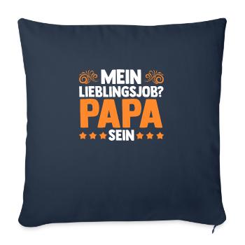 Father Dad - Sofa pillowcase 17,3'' x 17,3'' (45 x 45 cm) - navy - Front