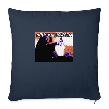 holy halloween,halloween, nun, movie, spider - Sofa pillowcase 17,3'' x 17,3'' (45 x 45 cm) - navy - Front