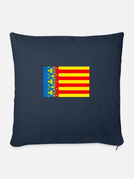 Valencia Flagge - Sofakissenbezug 45 x 45 cm - Navy