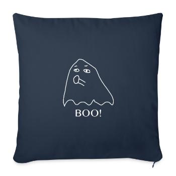 Hou! - Housse de coussin décorative 45 x 45 cm - bleu marine - Devant