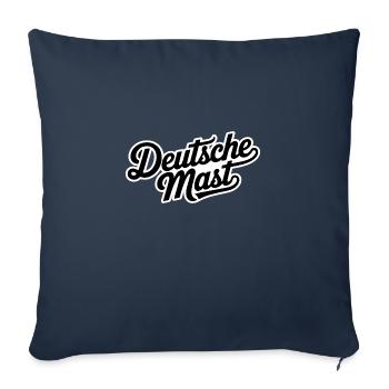 Deutsche Mast - Deutsche Memes - Housse de coussin décorative 45 x 45 cm - bleu marine - Devant