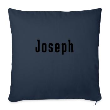 Joseph Jungen Männer Herren Namen - Sofakissenbezug 45 x 45 cm - Navy - Vorne