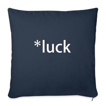 Luck St. Patricks Day - Sofakissenbezug 45 x 45 cm - Navy - Vorne