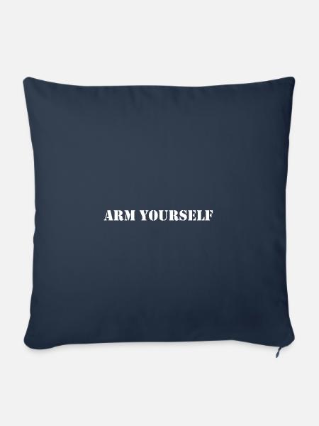 ARM YOURSELF - Sofakissenbezug 45 x 45 cm - Navy