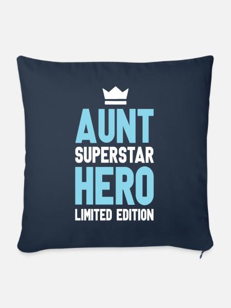 Tante Limited Edition Spruch - Sofakissenbezug 45 x 45 cm - Navy