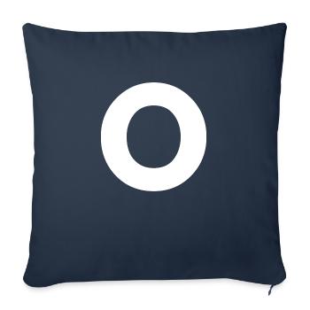 O - Sofakissenbezug 45 x 45 cm - Navy - Vorne