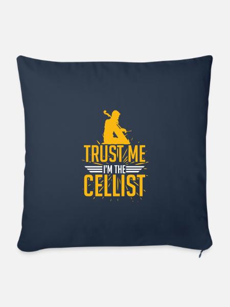Cello - Sofakissenbezug 45 x 45 cm - Navy