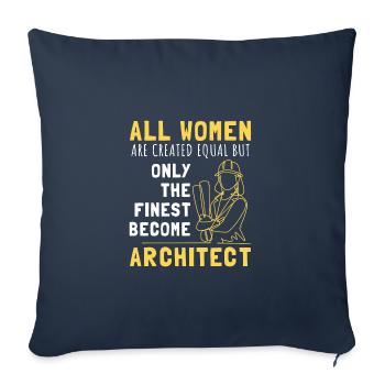 Alle Frauen sind gleich, aber nur die Besten werde - Sofakissenbezug 45 x 45 cm - Navy - Vorne