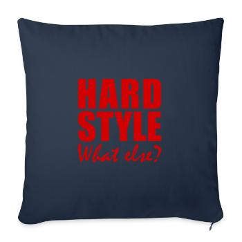 HARDSTYLE - What else? - Sofa pillowcase 17,3'' x 17,3'' (45 x 45 cm) - navy - Front