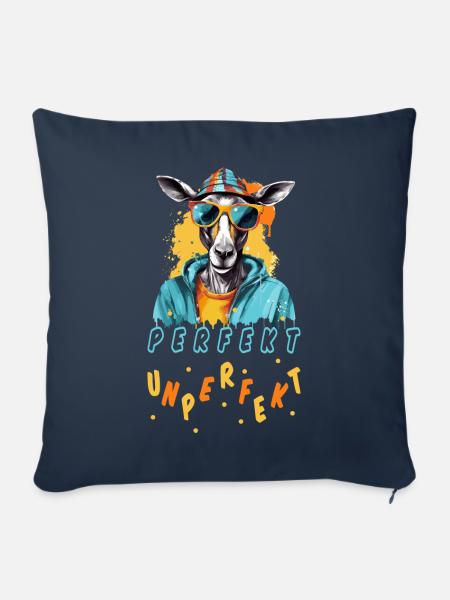 PERFEKT UNPERFEKT - Tierisch Cool - Sofakissenbezug 45 x 45 cm - Navy