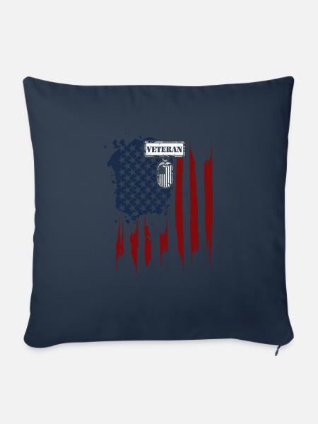 Veteran - Veteran - Sofakissenbezug 45 x 45 cm - Navy